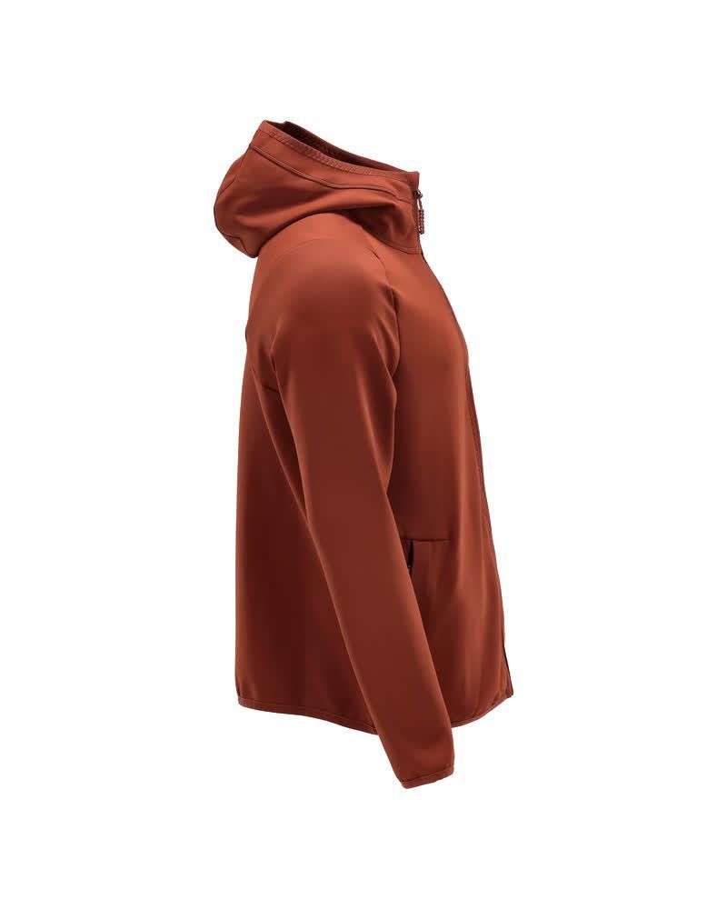 CUSTOMIZED Fleecejacke mit Kapuze