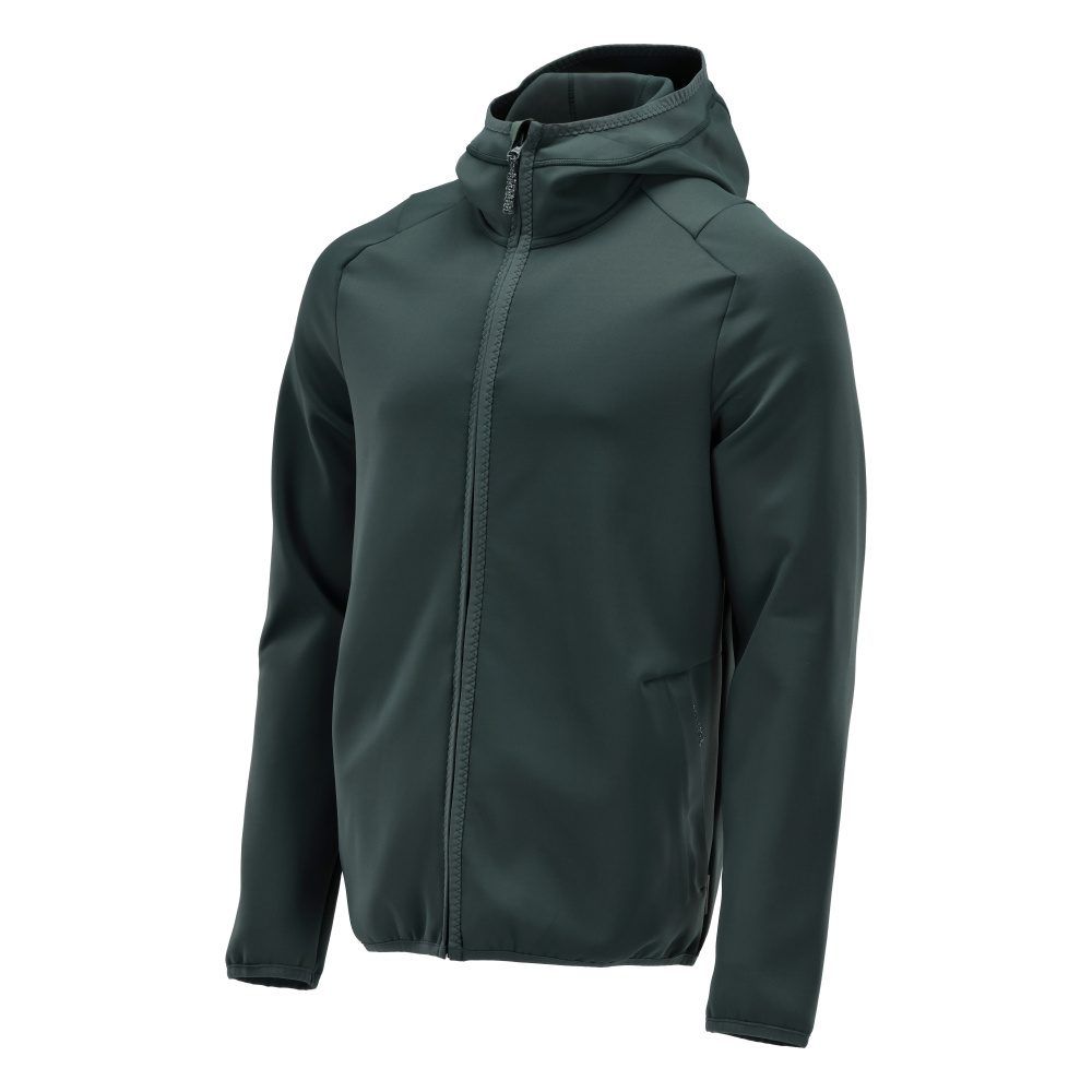 CUSTOMIZED Fleecejacke mit Kapuze