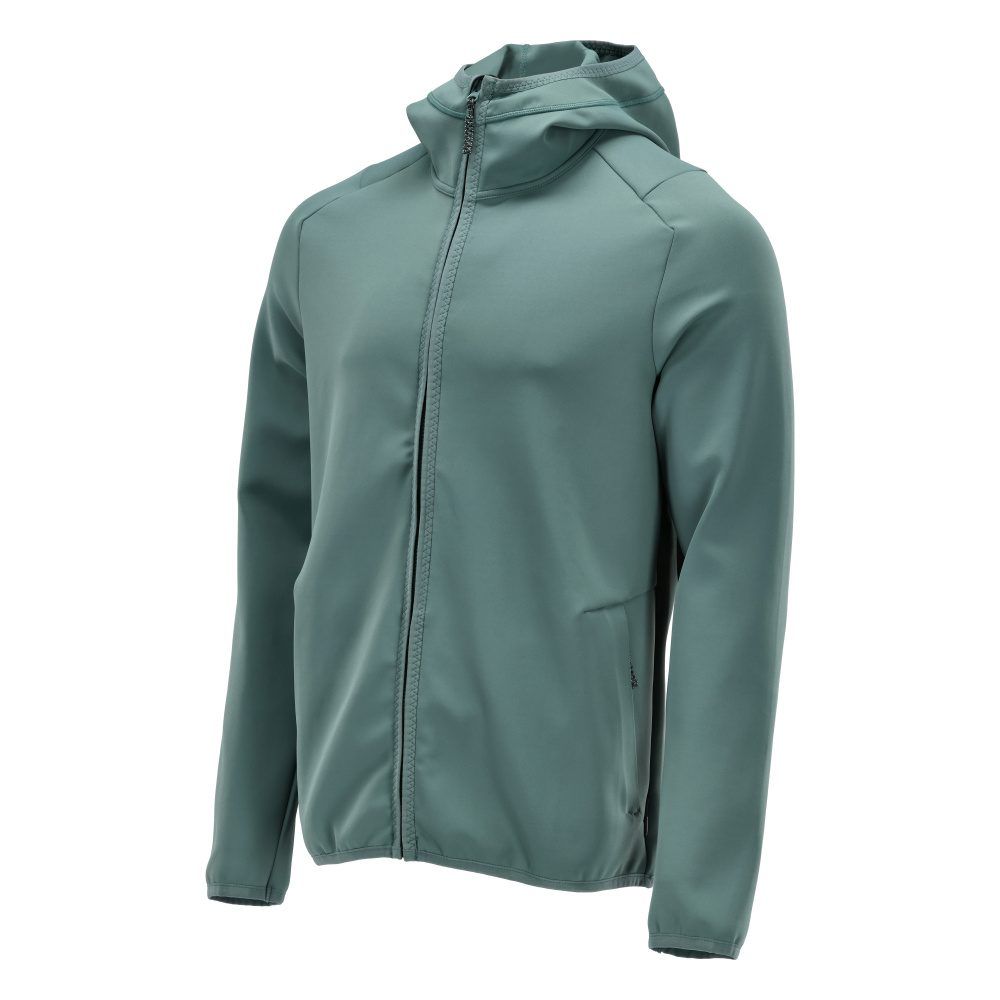 CUSTOMIZED Fleecejacke mit Kapuze