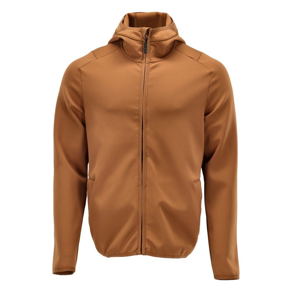 CUSTOMIZED Fleecejacke mit Kapuze