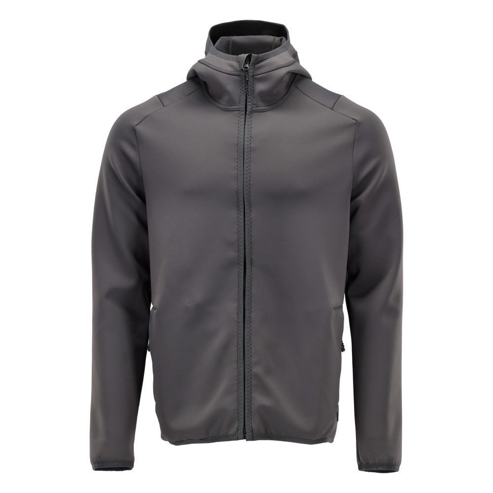 CUSTOMIZED Fleecejacke mit Kapuze