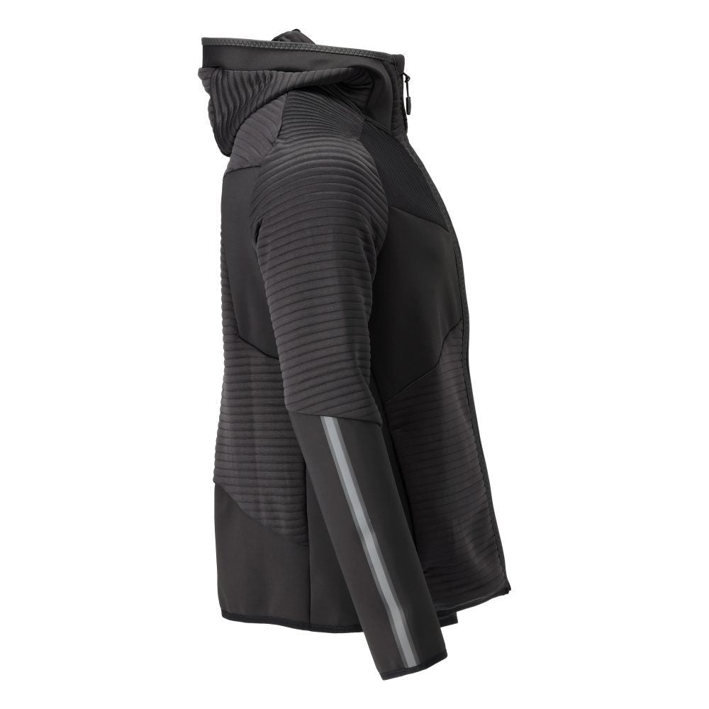 CUSTOMIZED Fleece Kapuzensweatshirt mit Reißverschluss
