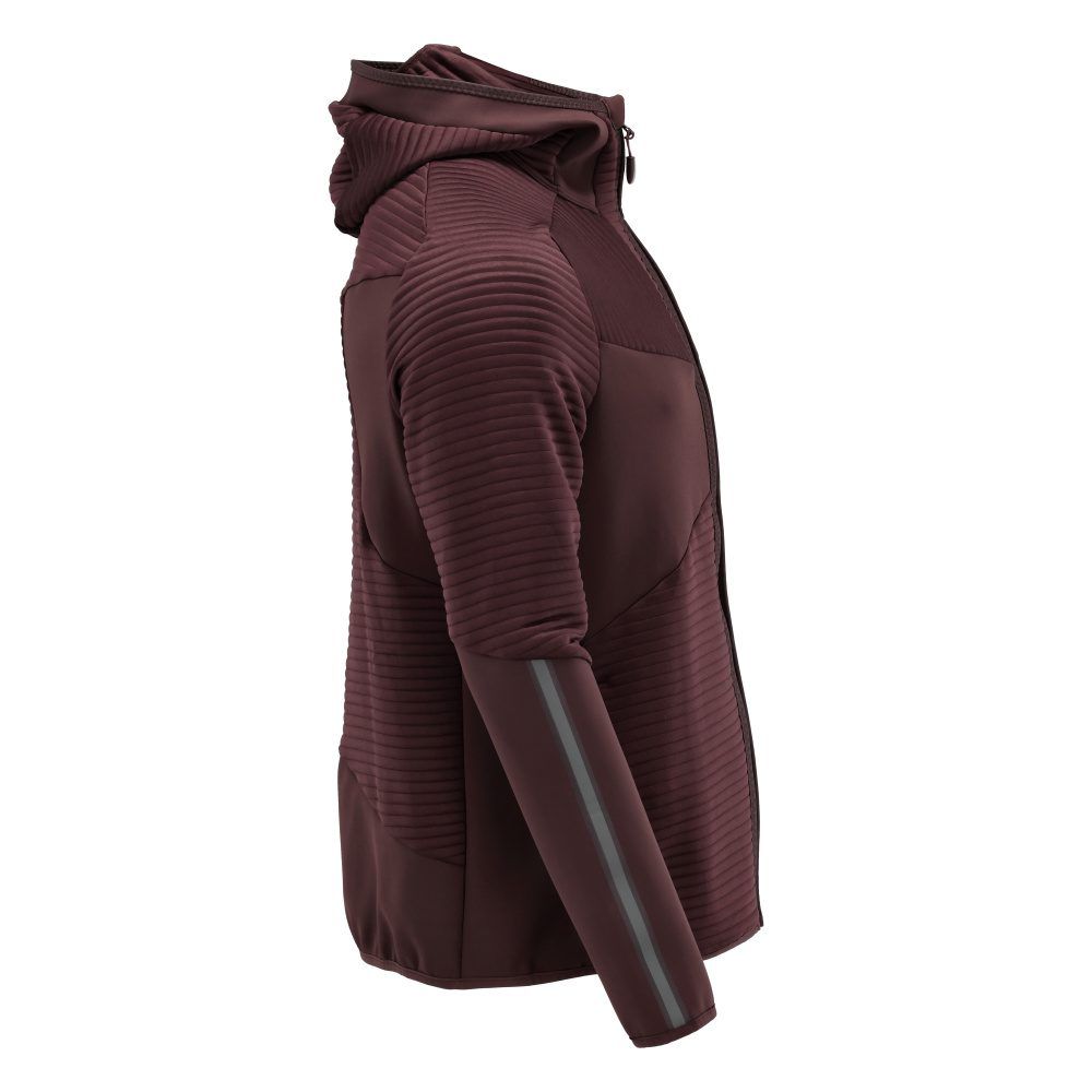 CUSTOMIZED Fleece Kapuzensweatshirt mit Reißverschluss