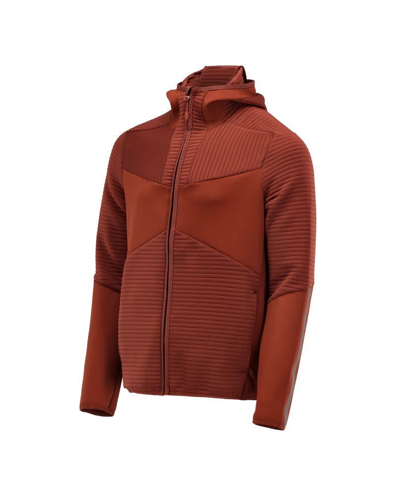 CUSTOMIZED Fleece Kapuzensweatshirt mit Reißverschluss