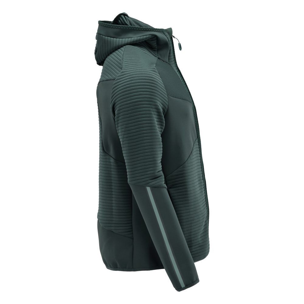 CUSTOMIZED Fleece Kapuzensweatshirt mit Reißverschluss