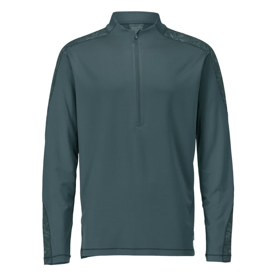 MASCOT® CUSTOMIZED Langarmshirt mit kurzem Reißverschluss