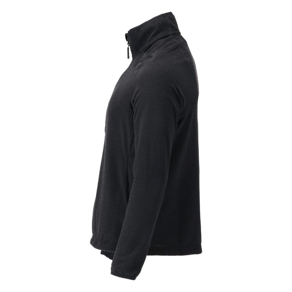 Microfleece Pullover mit kurzem Reißverschluss