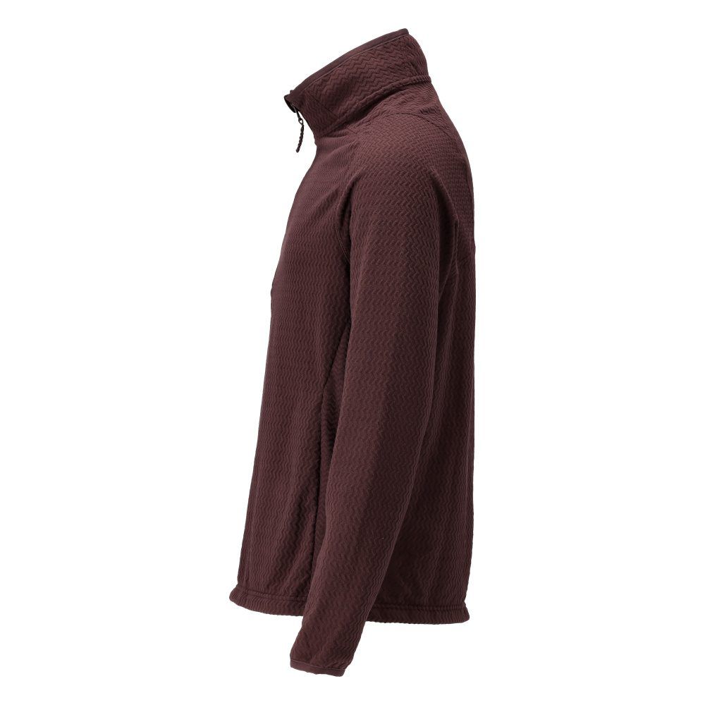 Microfleece Pullover mit kurzem Reißverschluss