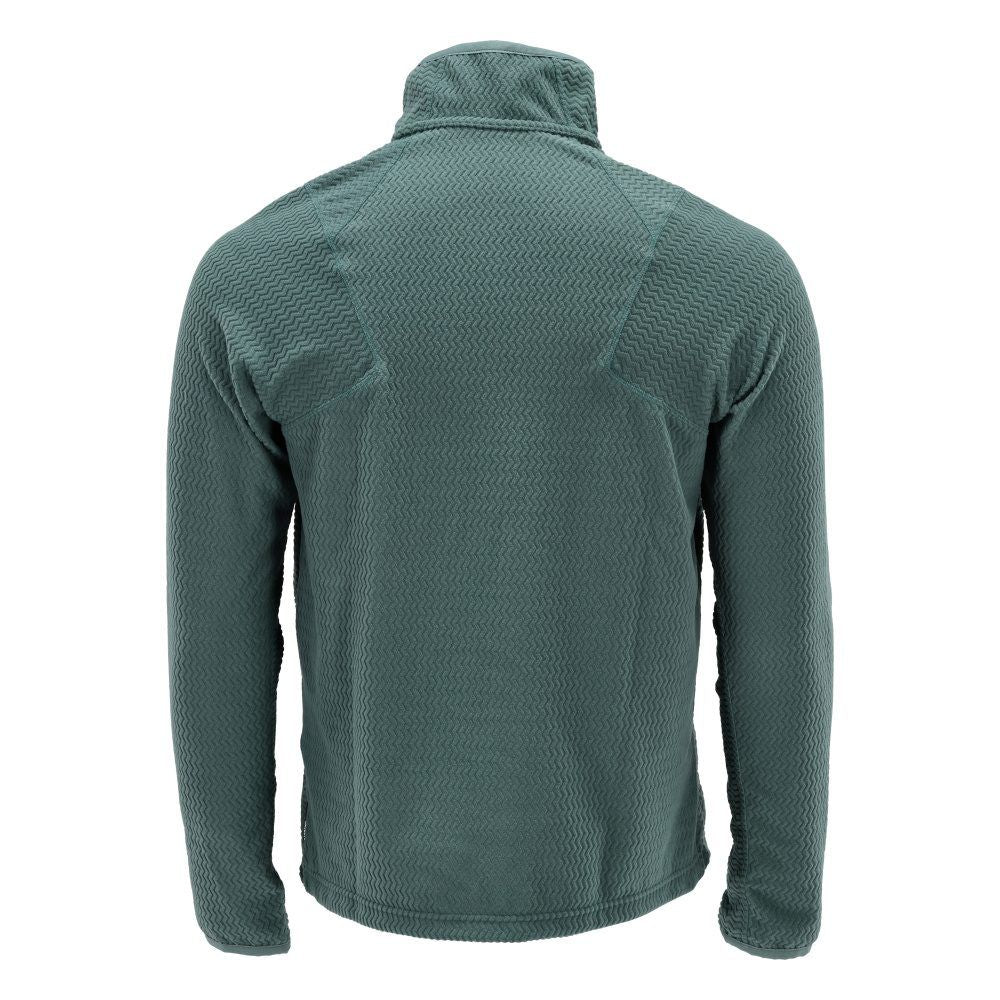 Microfleece Pullover mit kurzem Reißverschluss