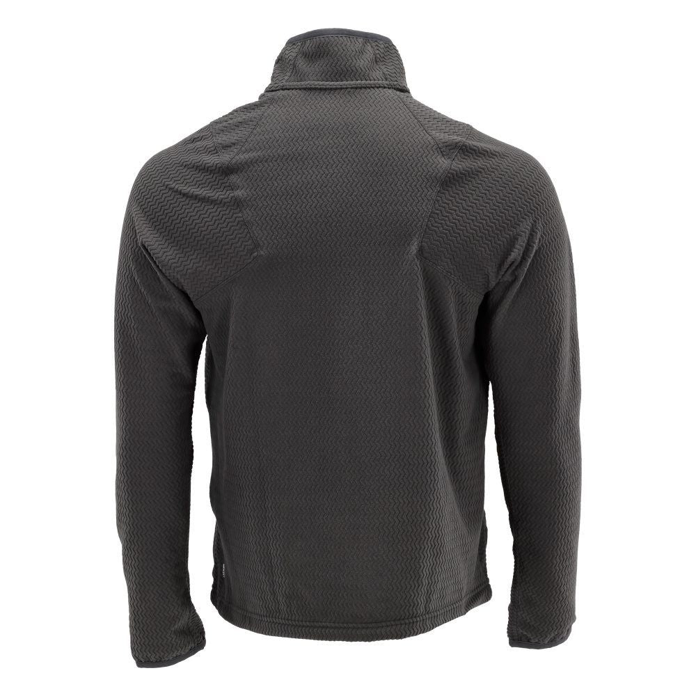 Microfleece Pullover mit kurzem Reißverschluss