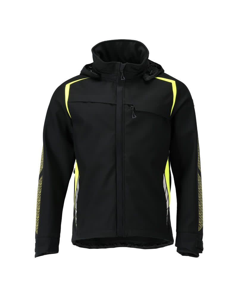 ACCELERATE SAFE Softshelljacke mit Kapuze