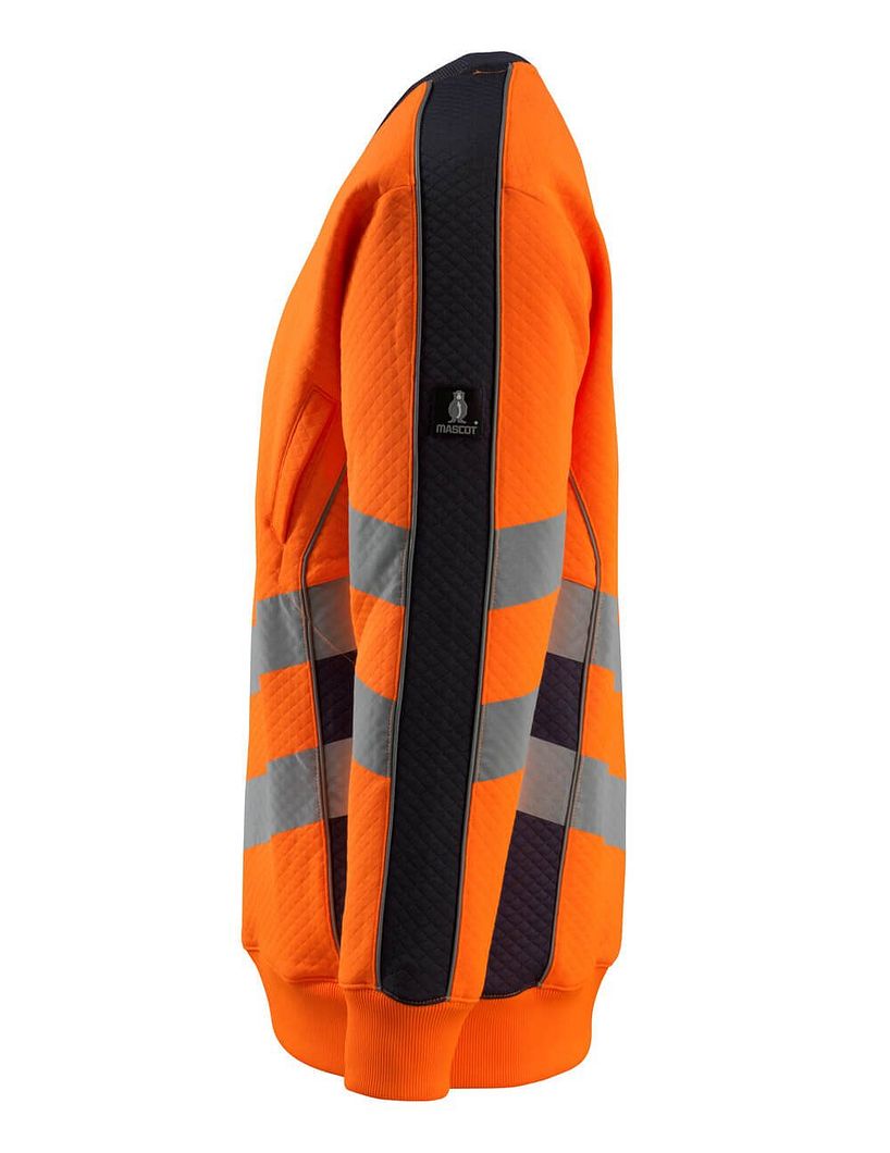 Quilted Hi-Vis Sweatshirt