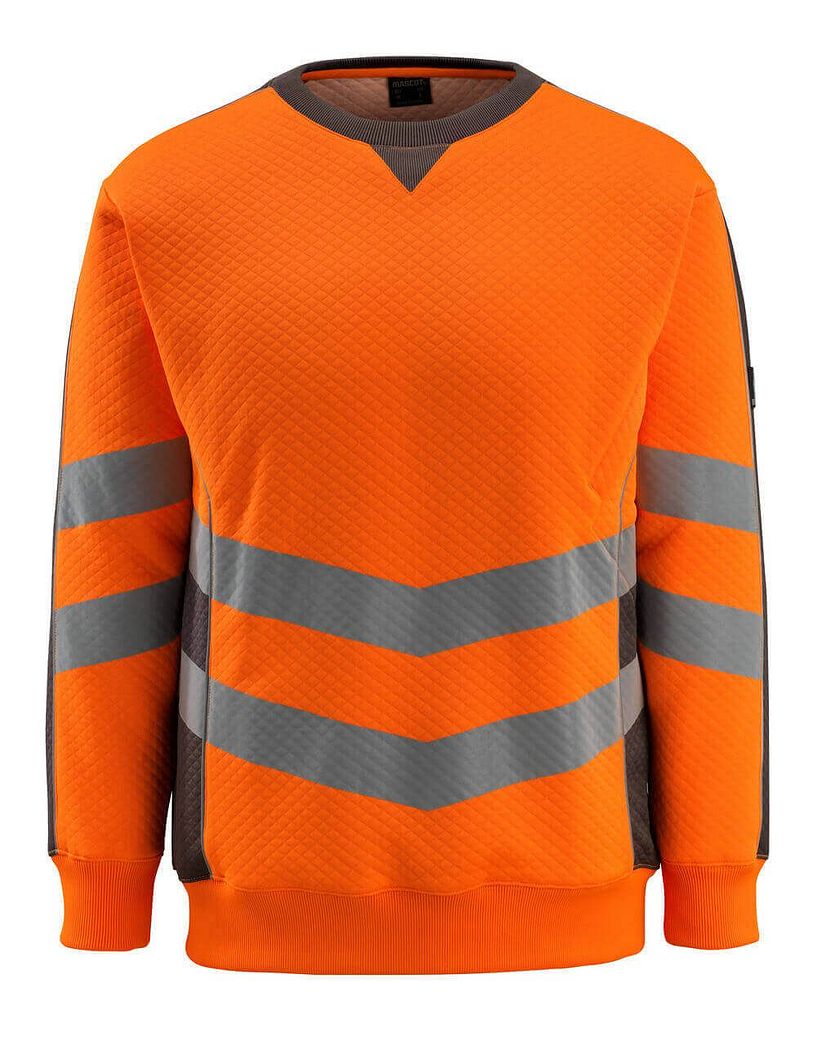 Quilted Hi-Vis Sweatshirt