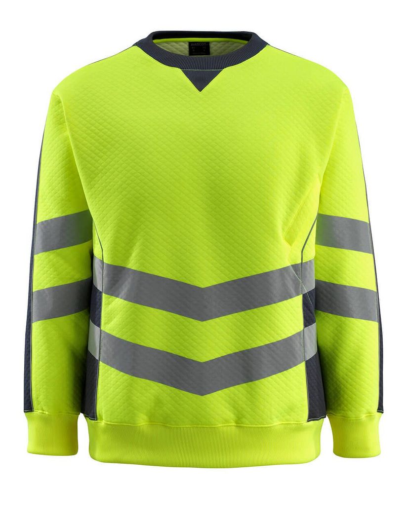 Quilted Hi-Vis Sweatshirt