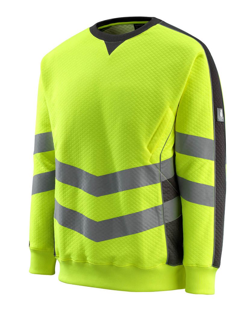 Quilted Hi-Vis Sweatshirt