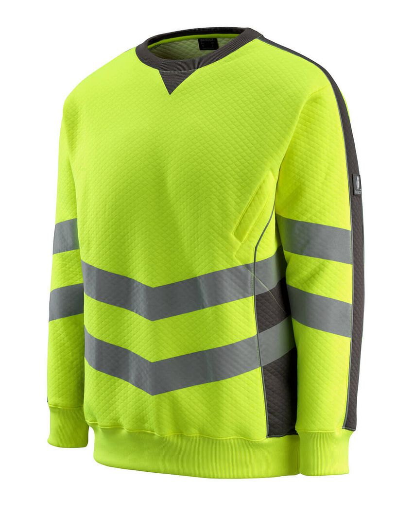 Quilted Hi-Vis Sweatshirt