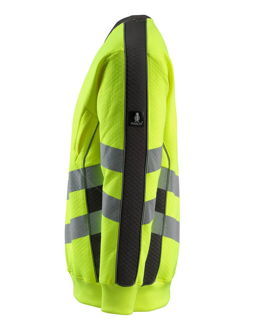 Quilted Hi-Vis Sweatshirt