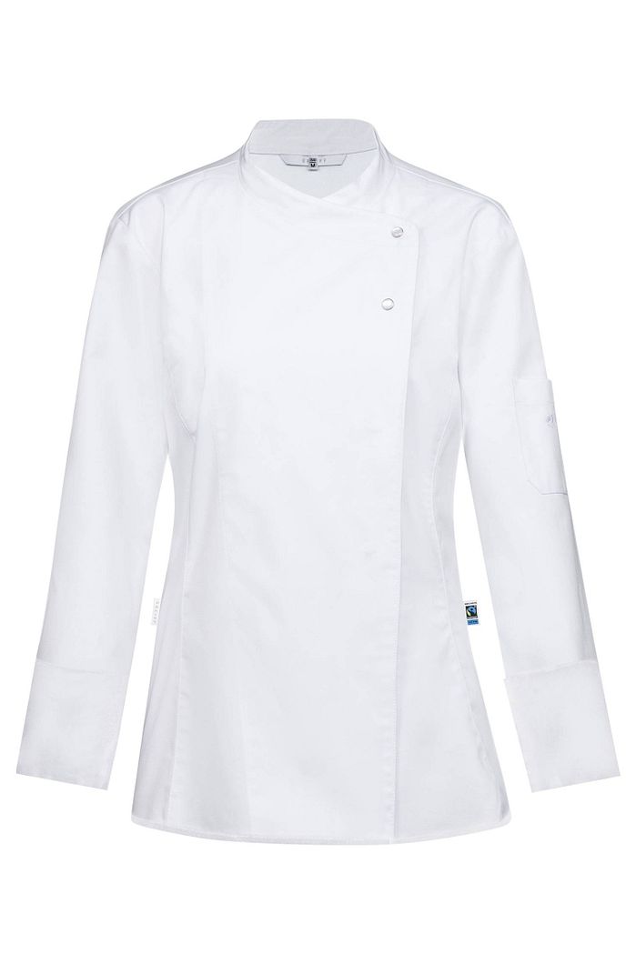Kochjacke mit Jerseyrücken Regular Fit Damen