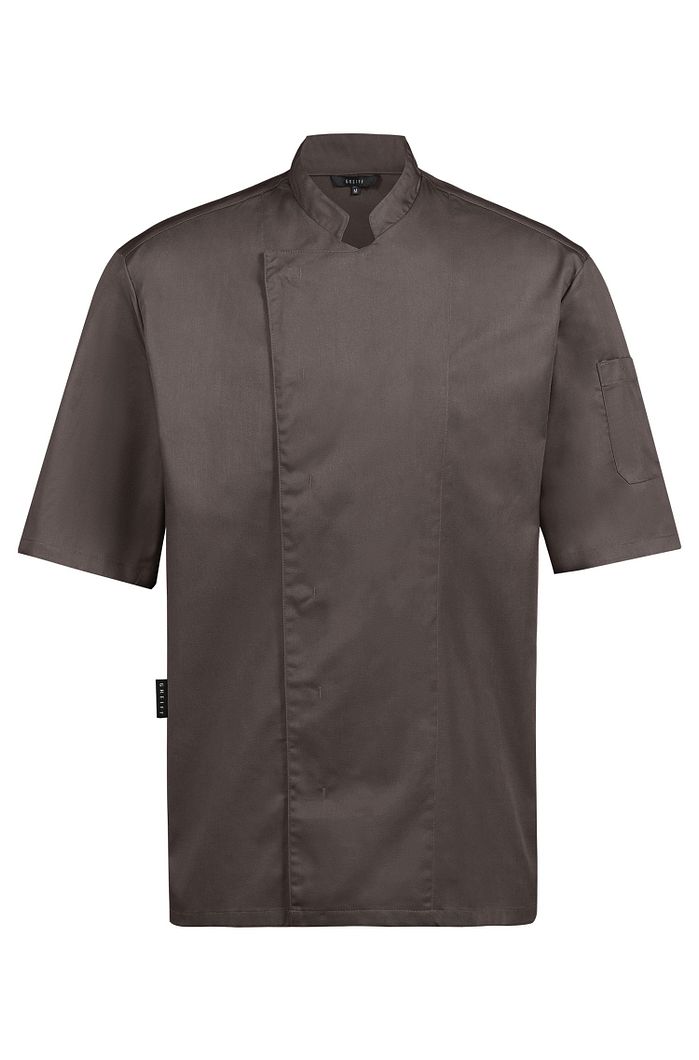 Kitchen Kochjacke Halbarm mit verdeckten Druckknöpfen Regular Fit