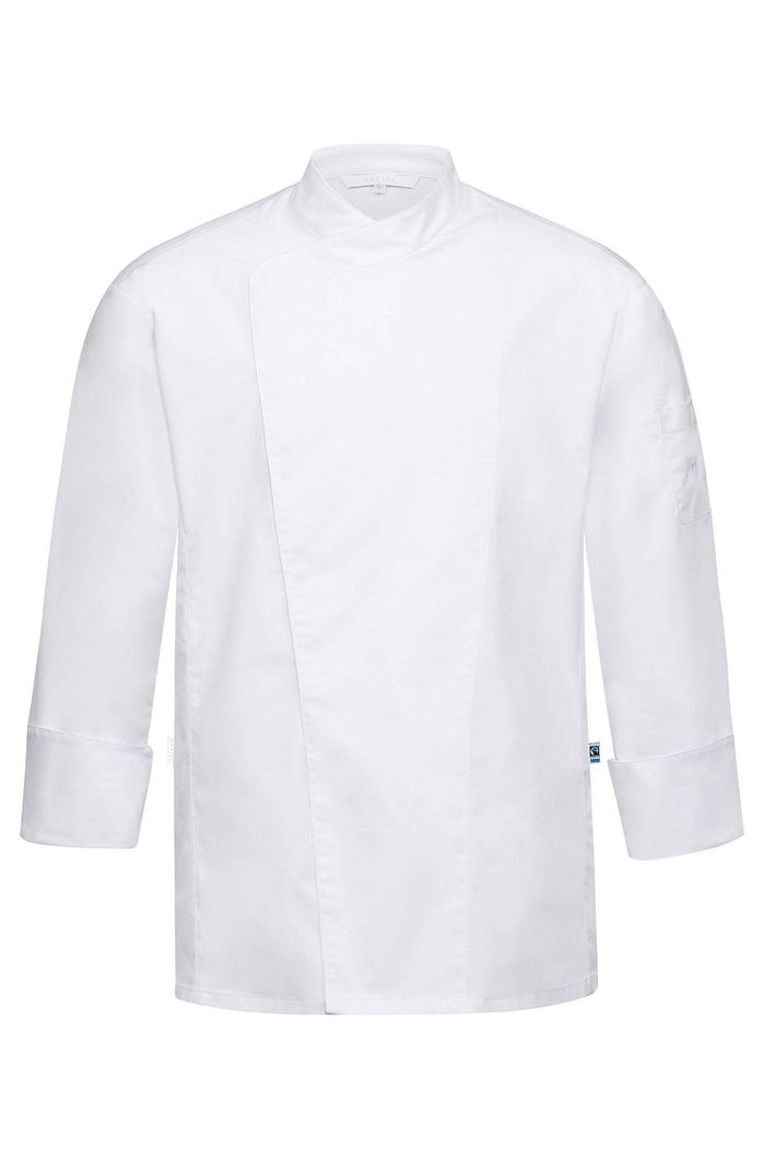 Kochjacke mit Jerseyrücken Regular Fit