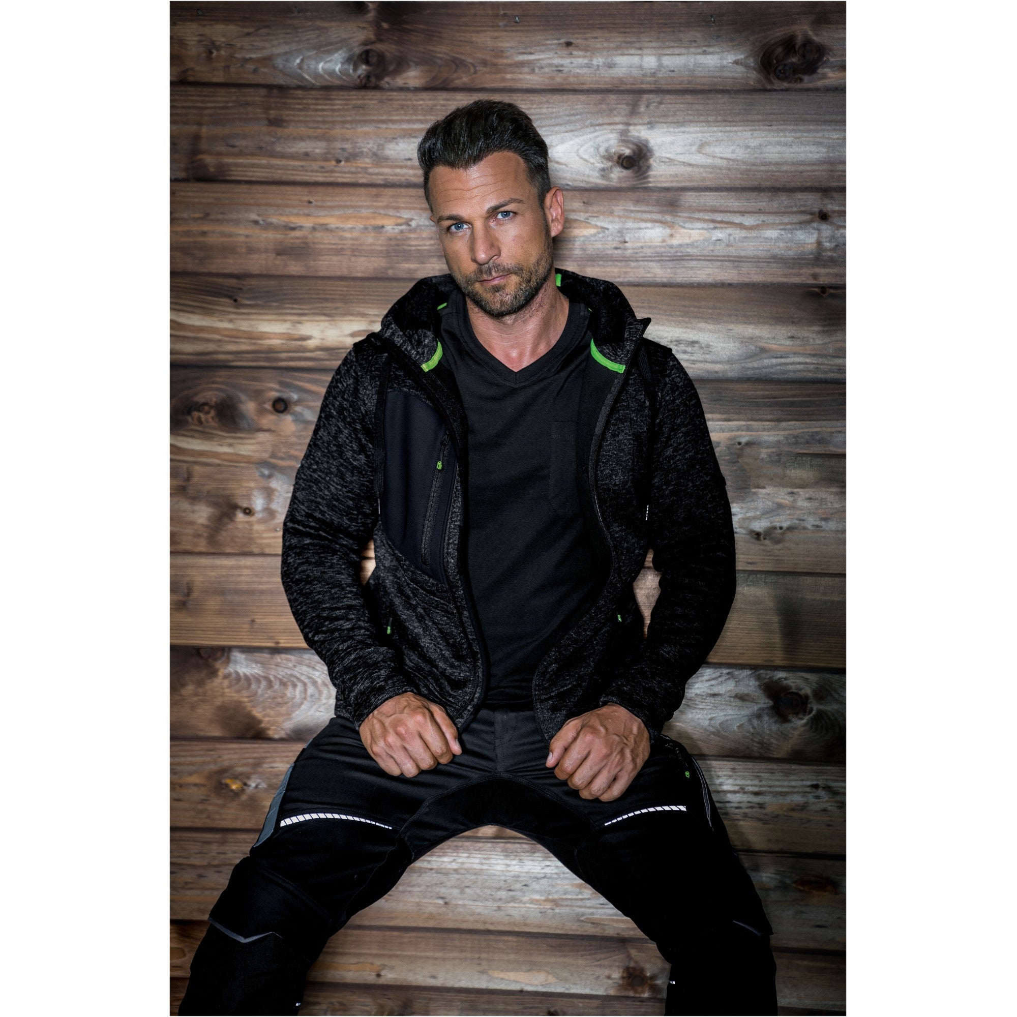 Strickjacke Casual Line - Schwarz