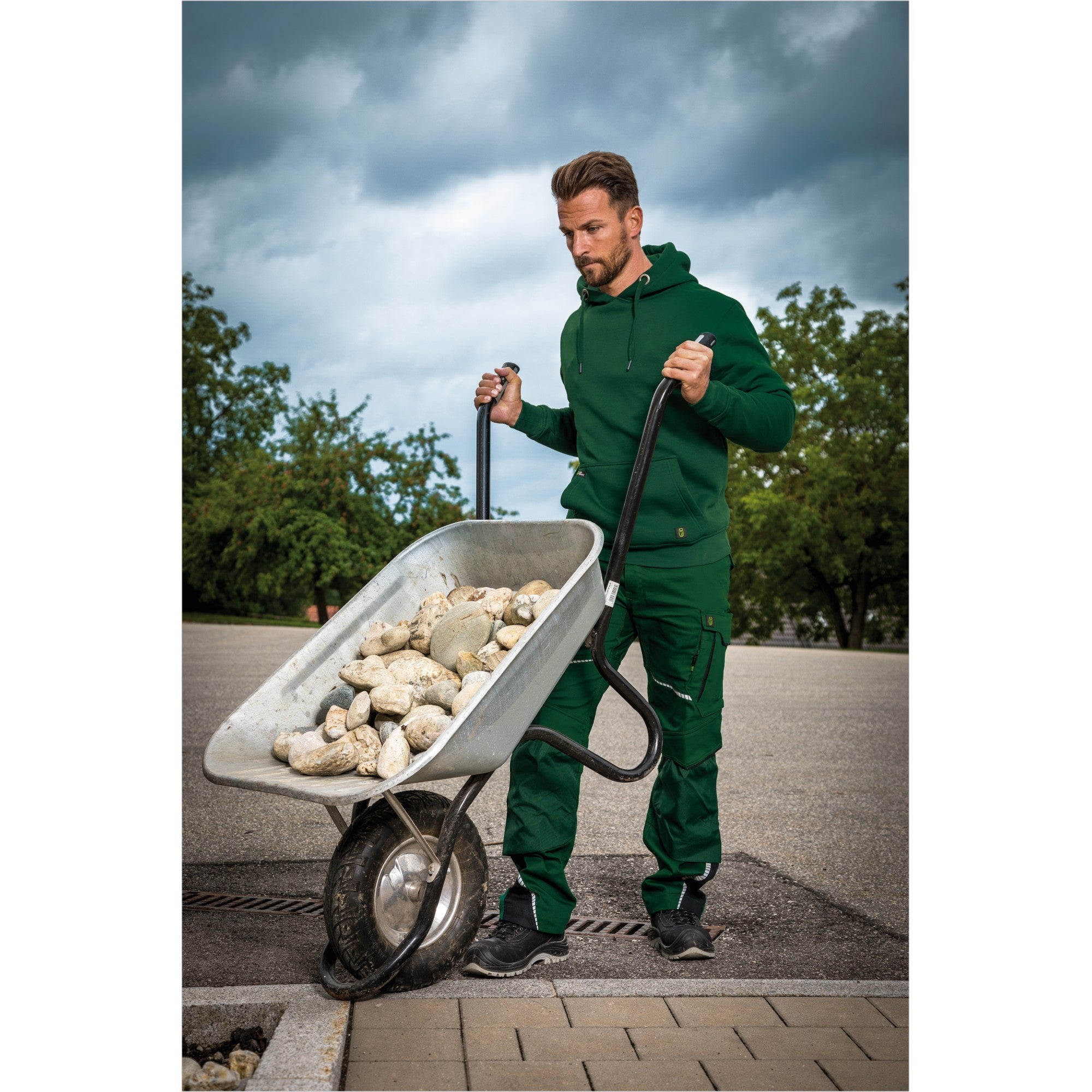 Hoodie Flex Line - Grün