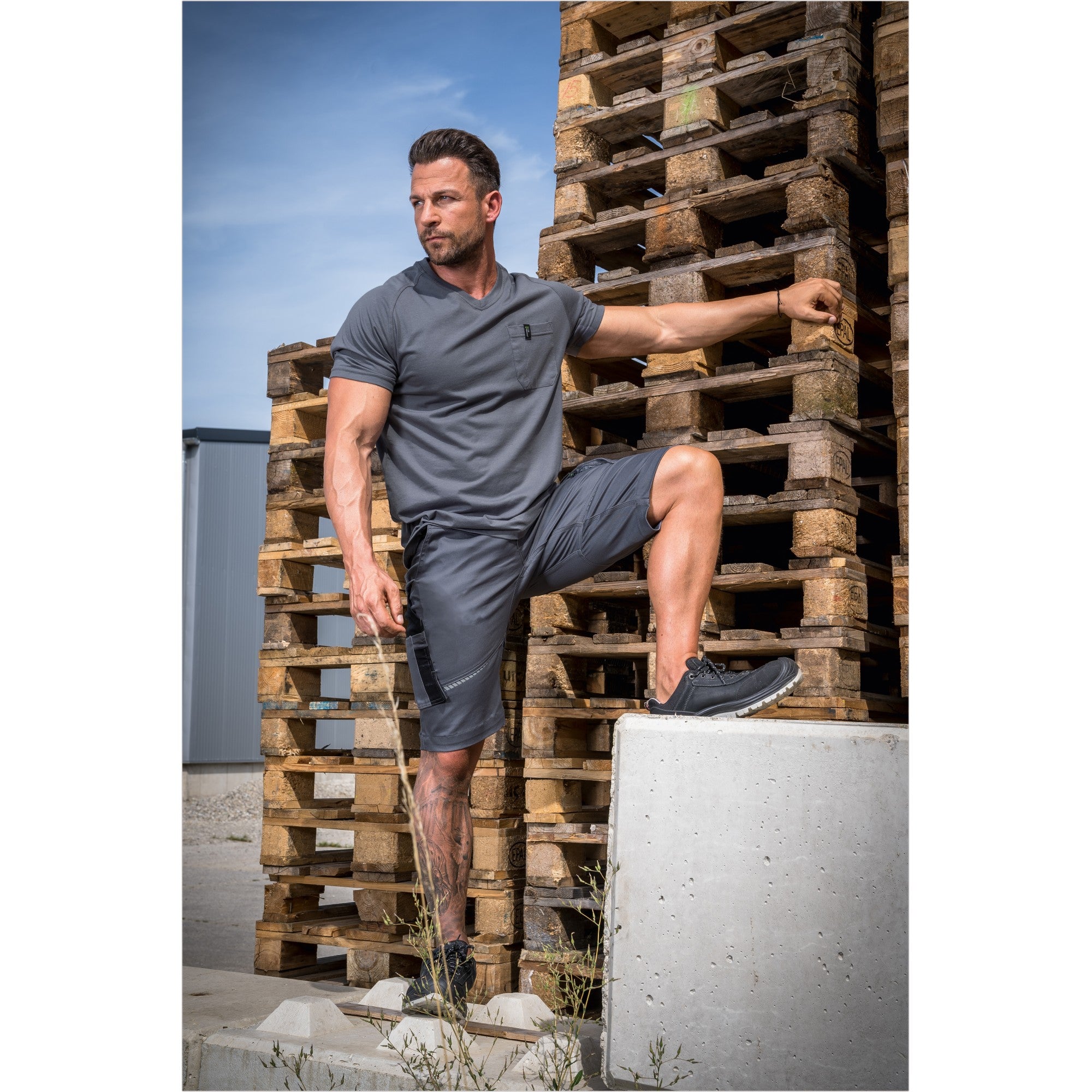 Short Flex Line - Grau