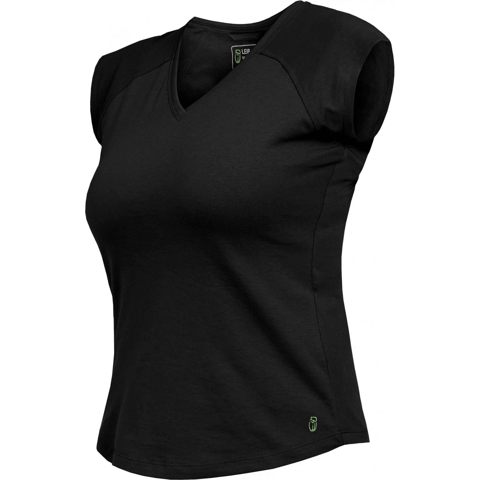 Damen T-Shirt Flex Line - Schwarz