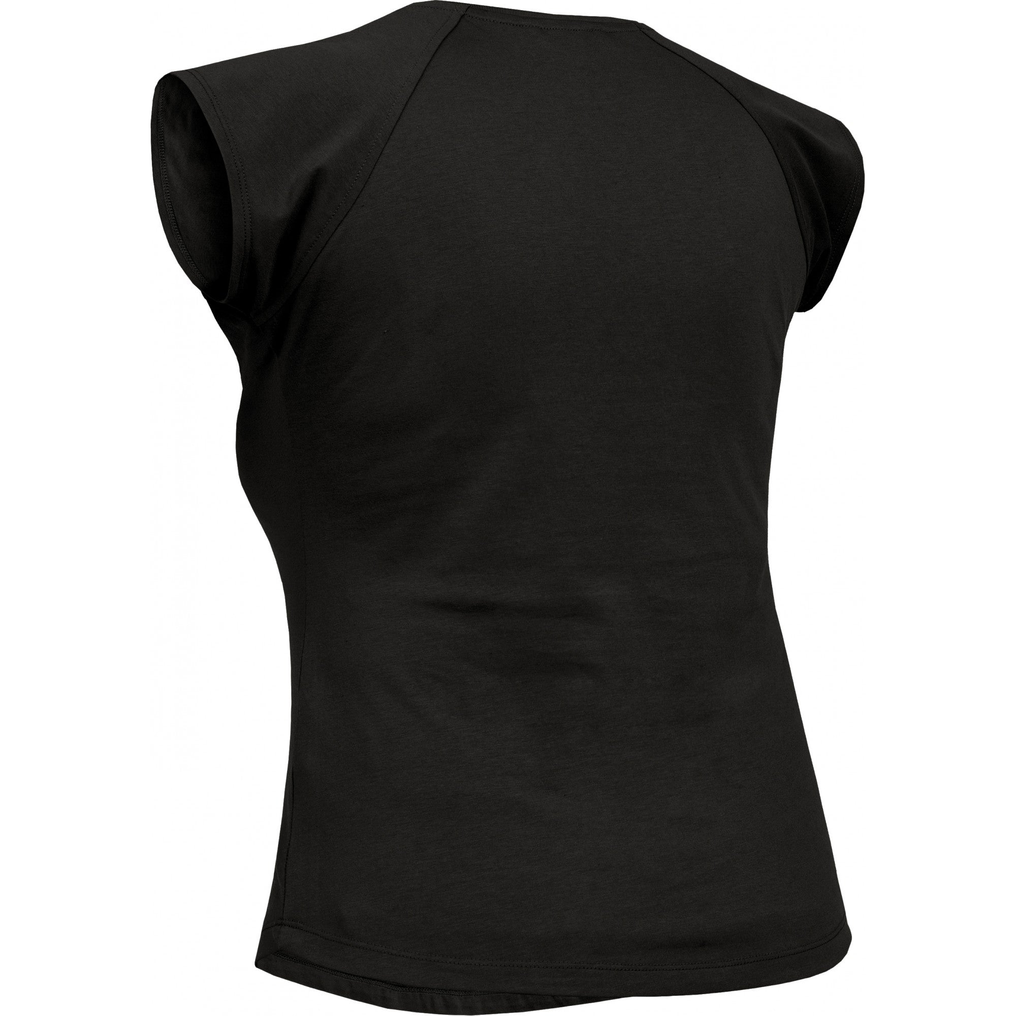 Damen T-Shirt Flex Line - Schwarz