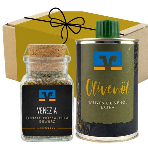 Geschenkset mediterranes Gewürz / Olivenöl