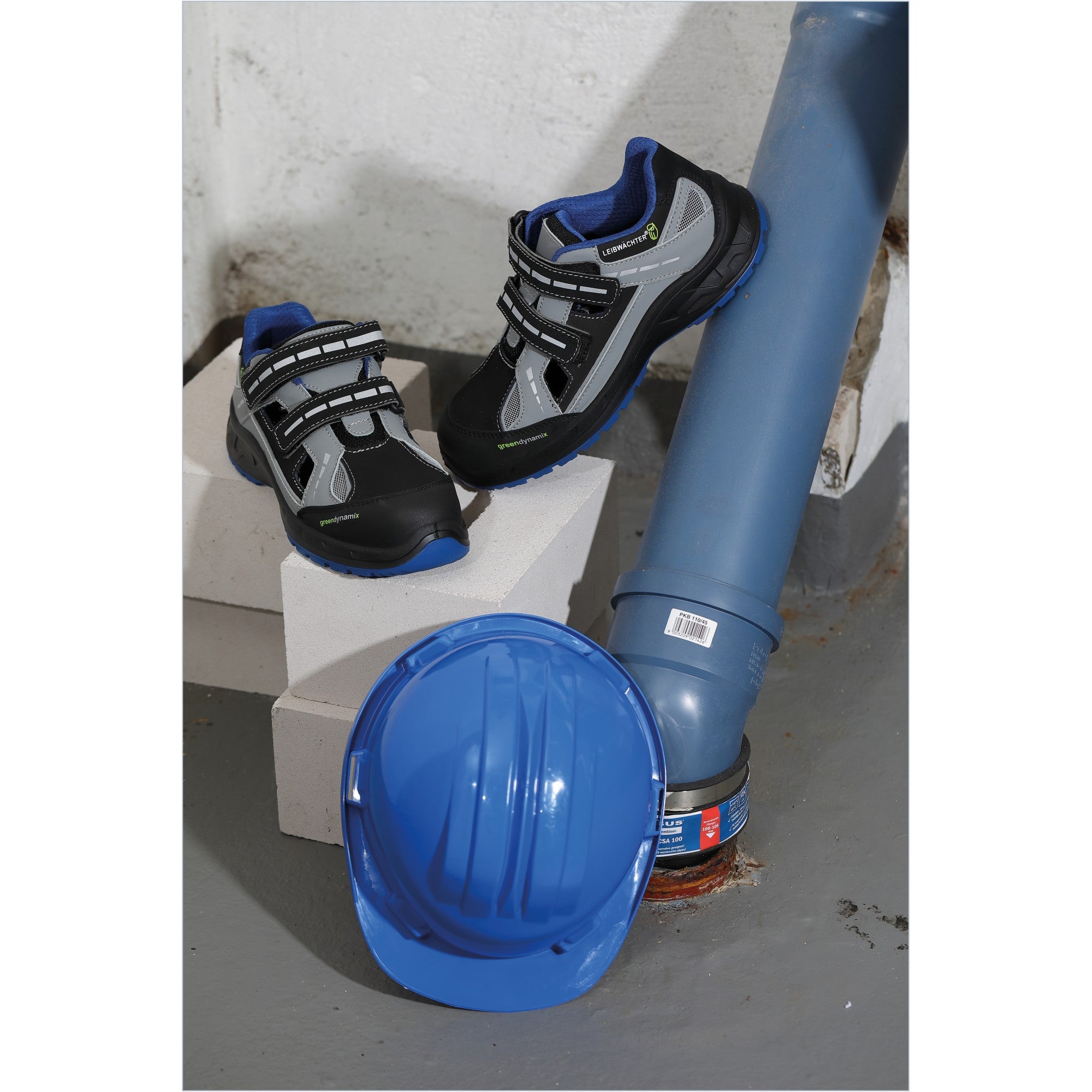 ATHEN Sandale - Schwarz-Blau