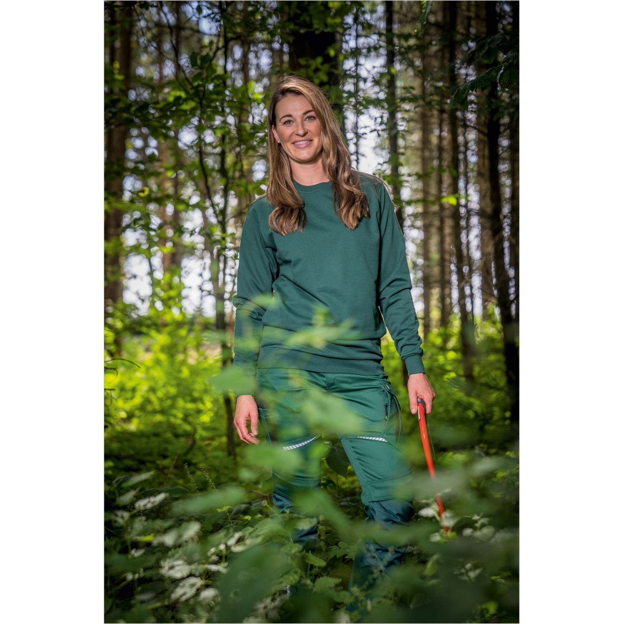 Rundhals Sweater Classic Line - Grün