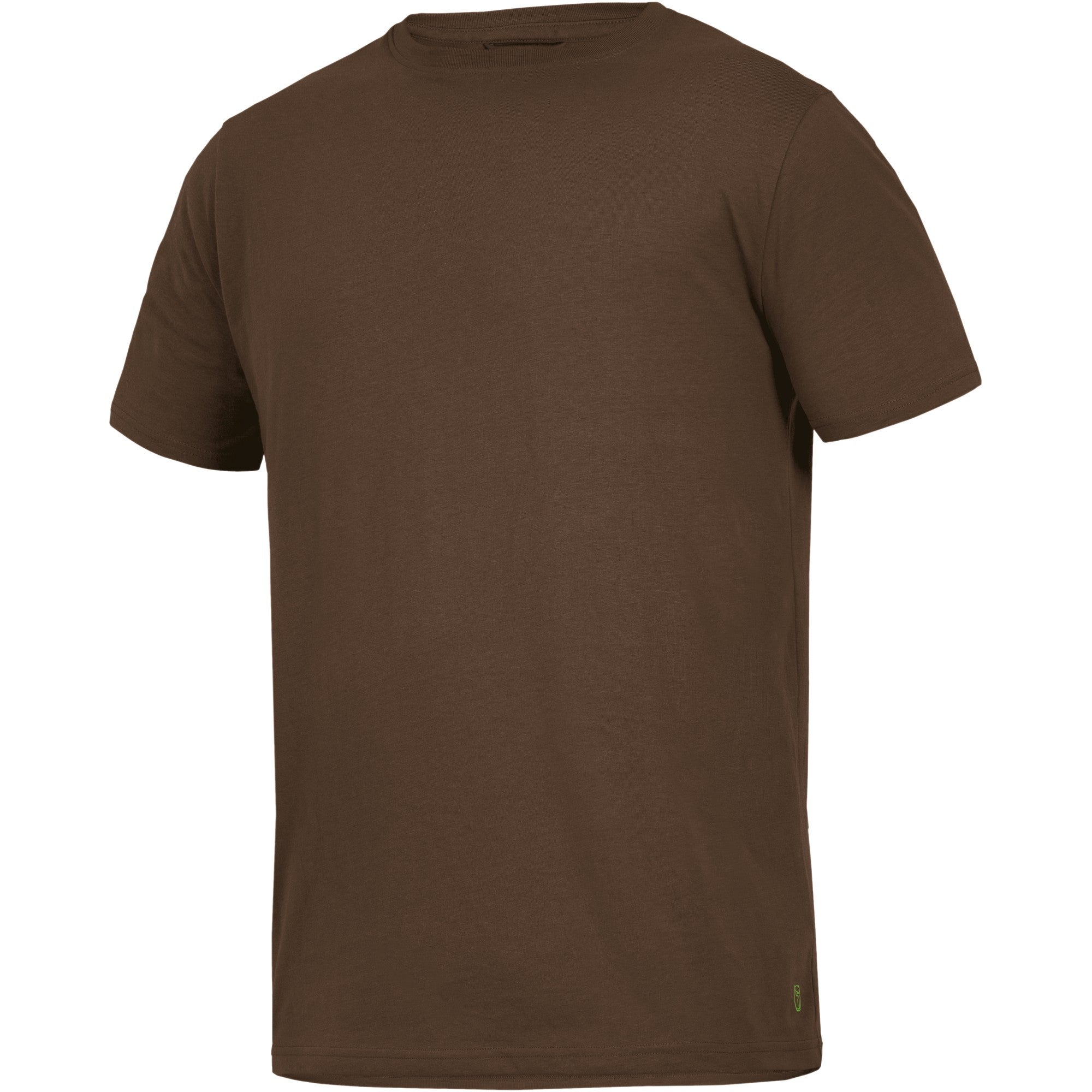 T-Shirt Rundhals Classic Line - Haselnuss