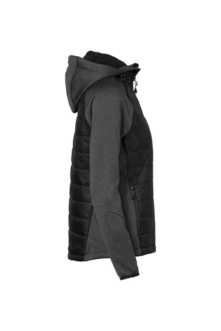 HAKRO Damen Kapuzen-Hybridjacke Contrast