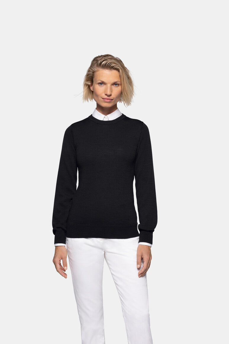 HAKRO Damen Pullover Merino-Wolle