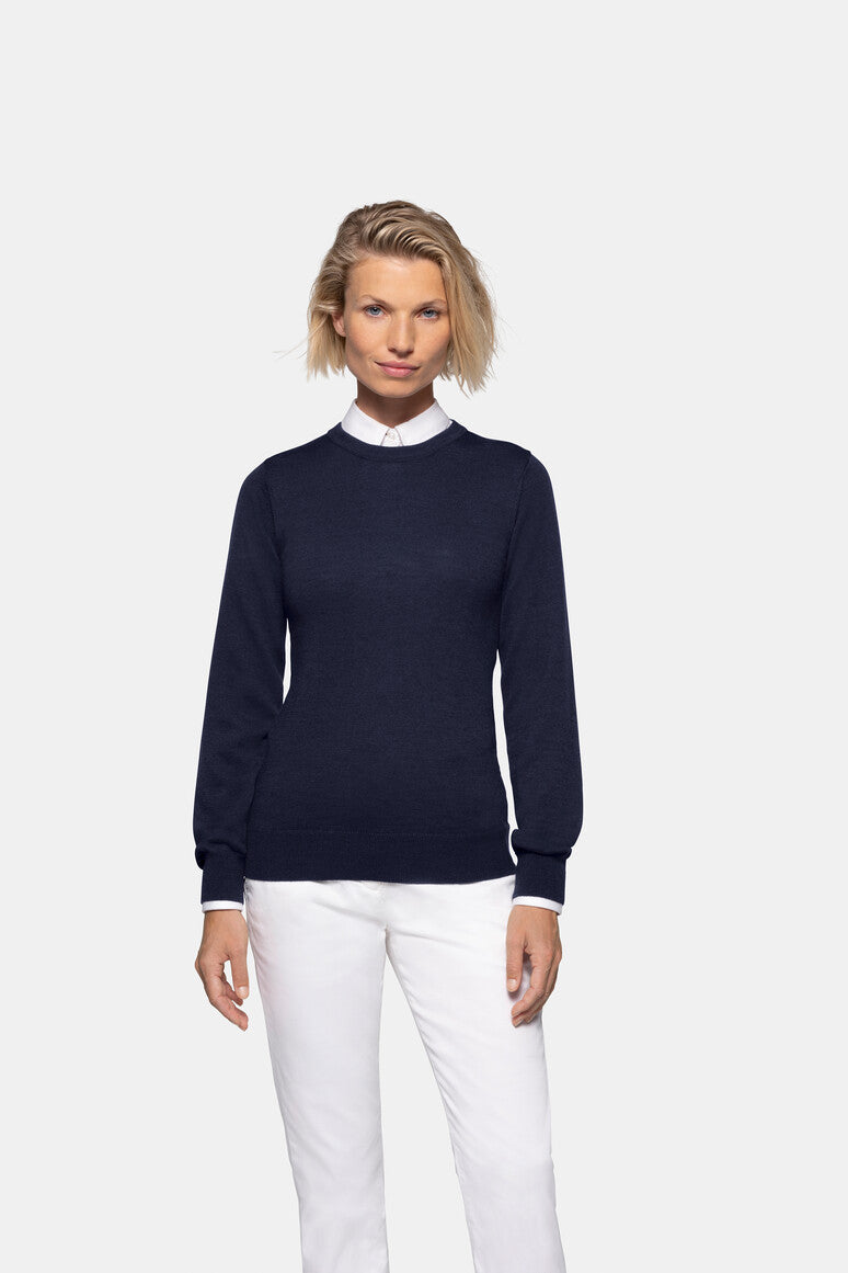 HAKRO Damen Pullover Merino-Wolle