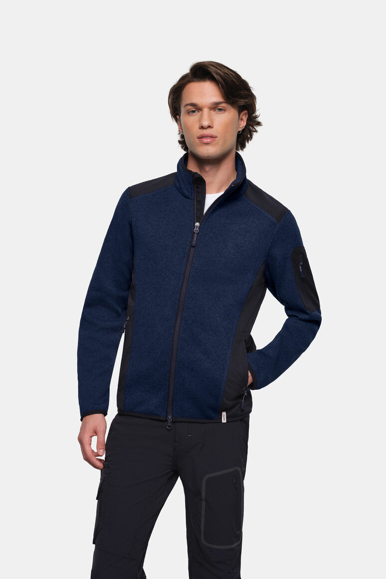 HAKRO Strickfleecejacke