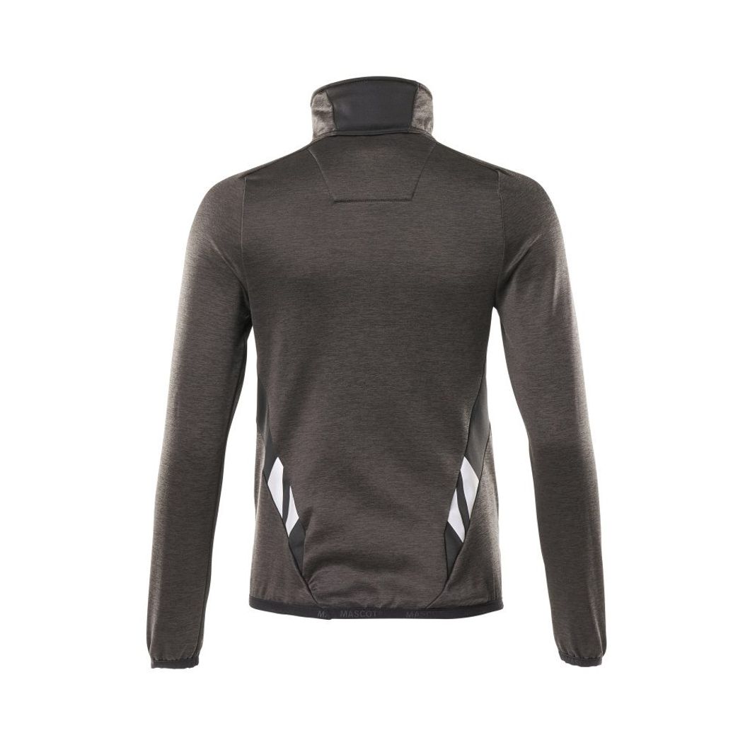 Fleecejacke mit kurzem Reißverschluss Damen