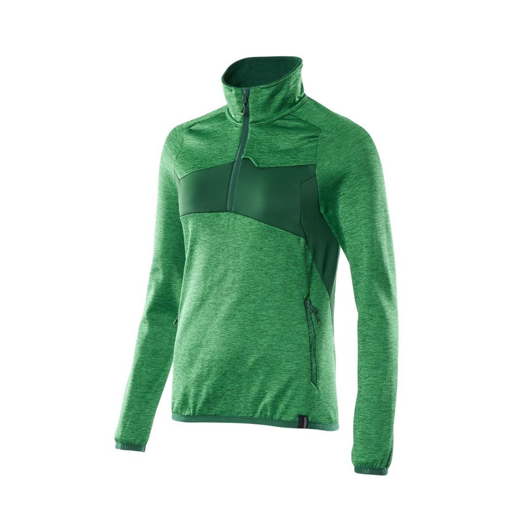 Fleecejacke mit kurzem Reißverschluss Damen