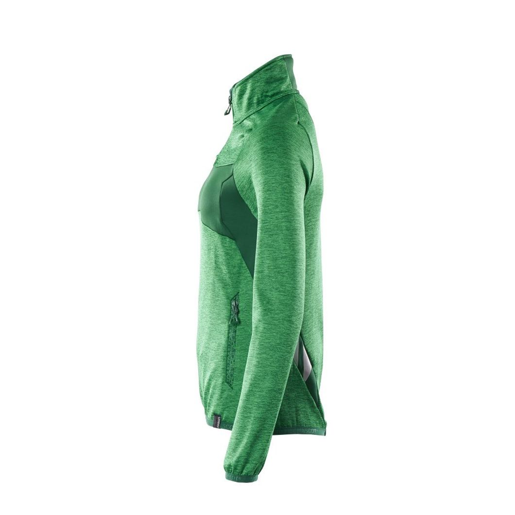 Fleecejacke mit kurzem Reißverschluss Damen