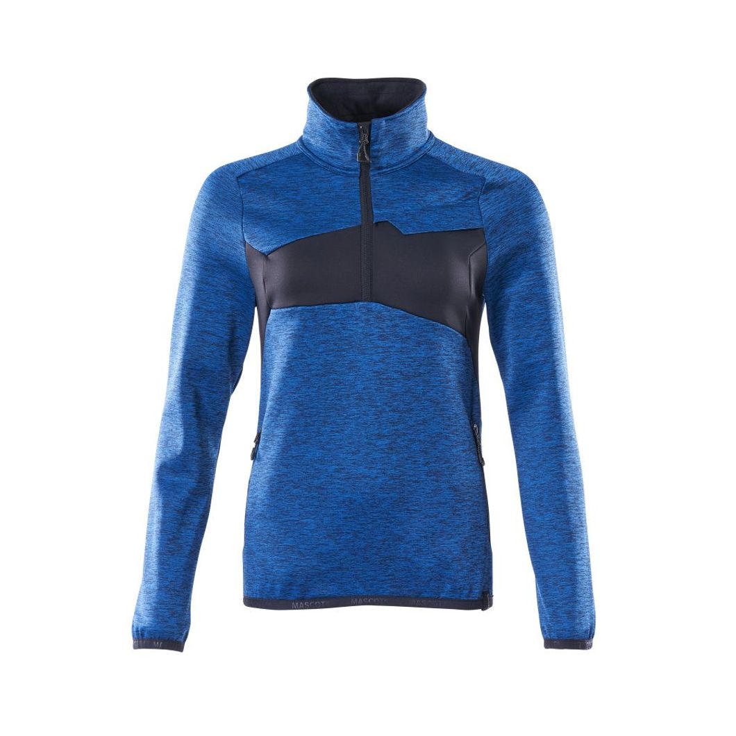 Fleecejacke mit kurzem Reißverschluss Damen