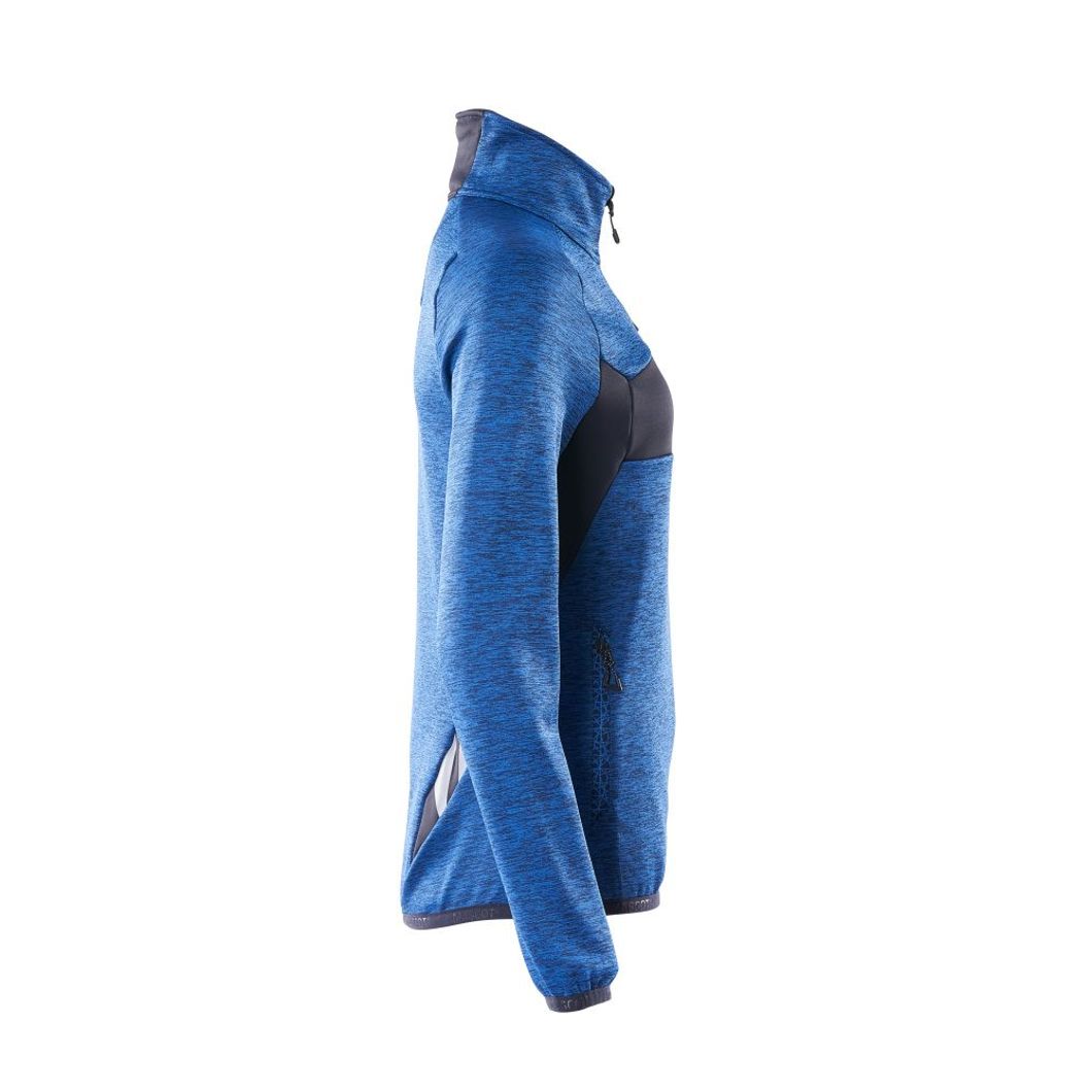 Fleecejacke mit kurzem Reißverschluss Damen