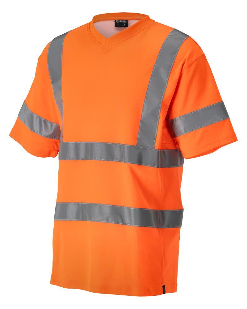 Safe Classic V-Ausschnitt Warnschutz T-Shirt