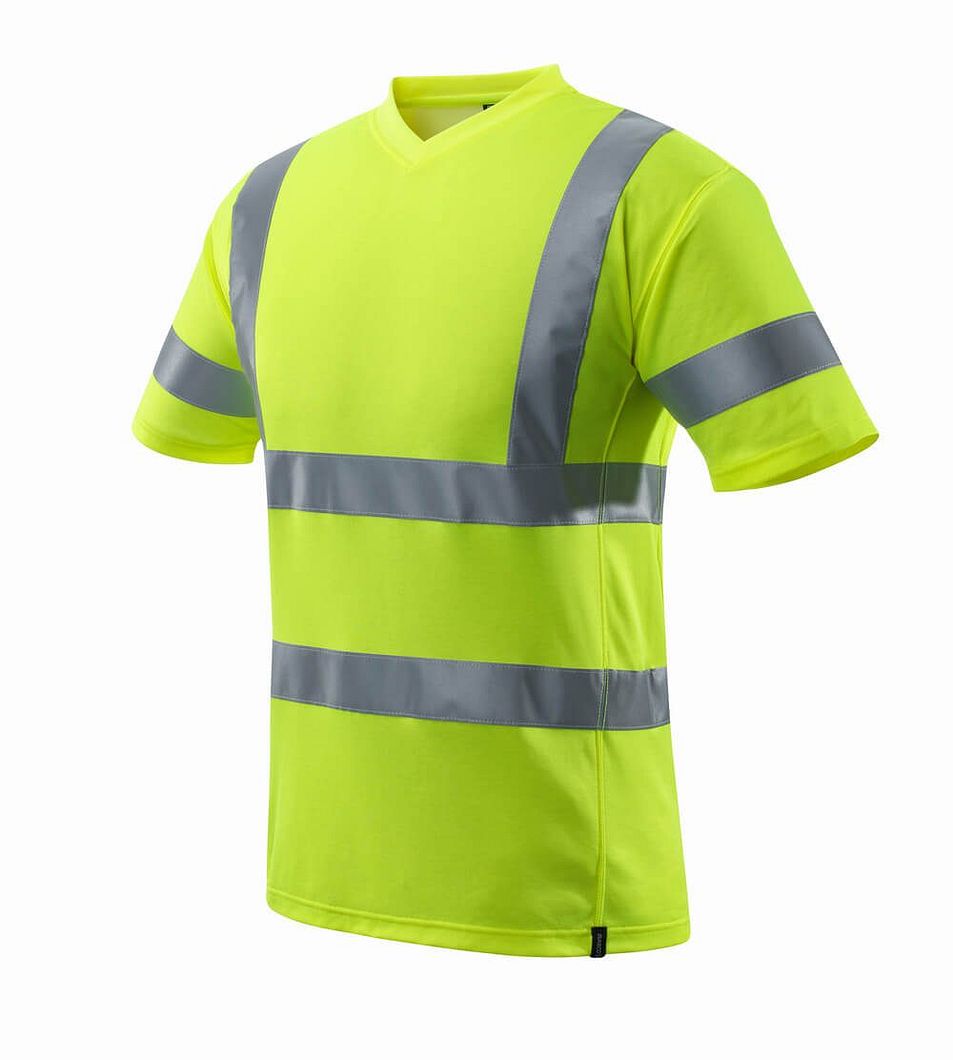 Safe Classic V-Ausschnitt Warnschutz T-Shirt