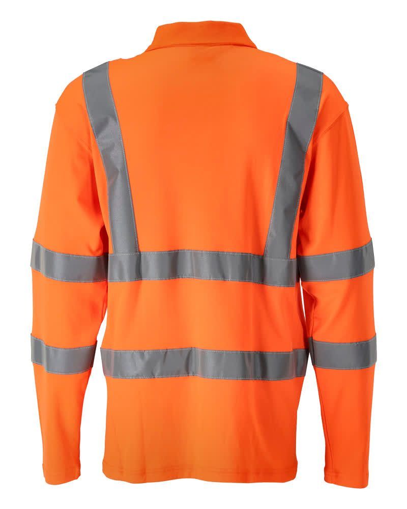 Safe Classic Langarm Polo-Shirt