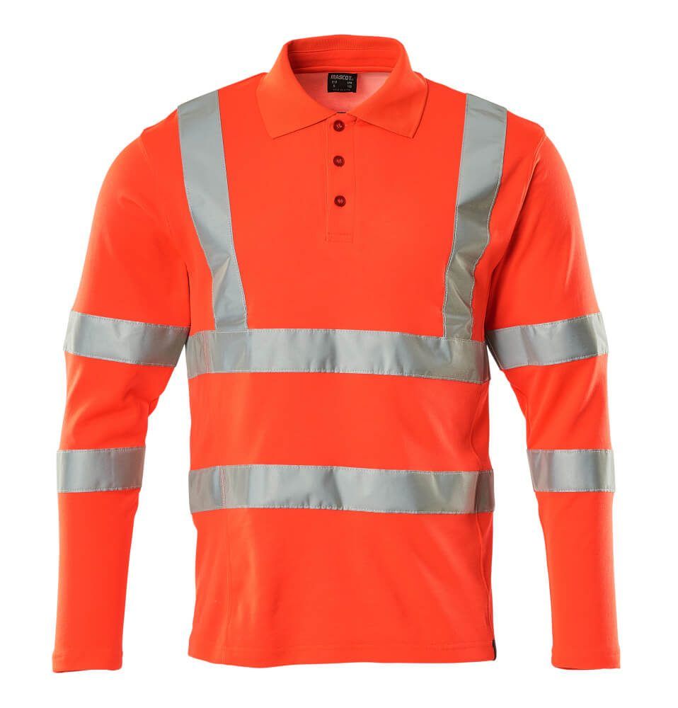 Safe Classic Langarm Polo-Shirt