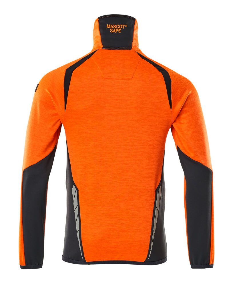 ACCELERATE SAFE Fleecejacke mit kurzem Reißverschluss