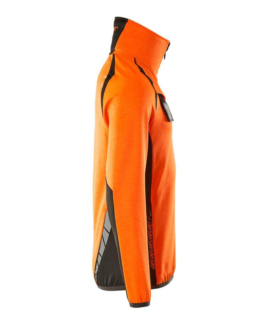 ACCELERATE SAFE Fleecejacke mit kurzem Reißverschluss
