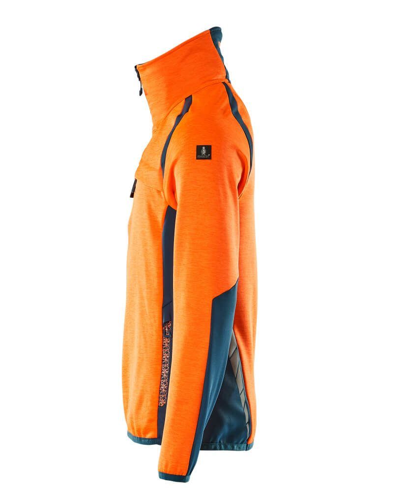 ACCELERATE SAFE Fleecejacke mit kurzem Reißverschluss