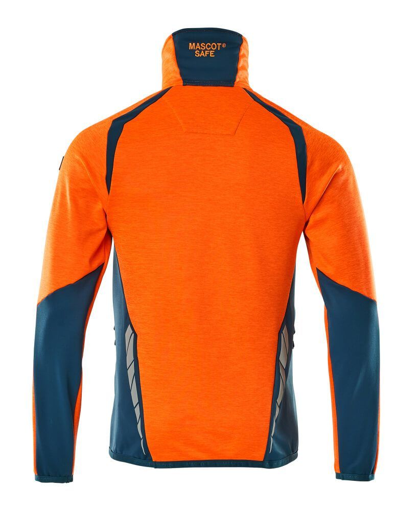 ACCELERATE SAFE Fleecejacke mit kurzem Reißverschluss
